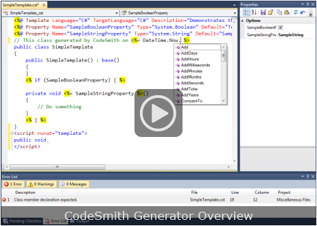 codesmith generator 8.0 release
